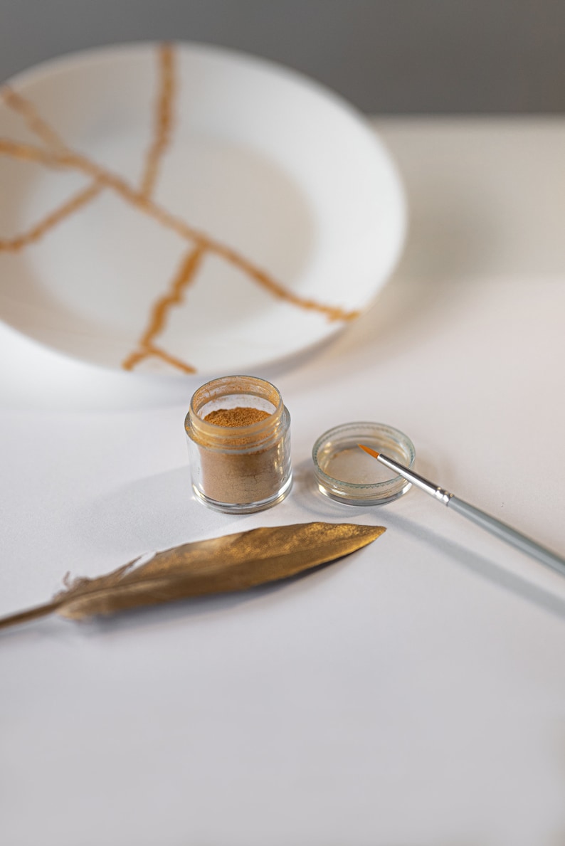 Kintsugi Kit Food Safe Gold Etsy