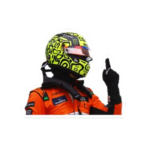 Lando Racing Kiss-Cut Stickers | Perfect for Car Enthusiasts, Laptop Decor, Gift for Motorsports Fans, Fun Race Day Accessories, [...]