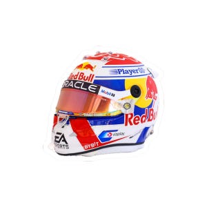 Verstappen Racing Helmet Kiss-Cut Stickers | Motorsport Décor, Car Enthusiast Gift, Laptop Stickers, Sports Fan Stickers, Red Bull Racing