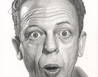 Don Knotts Portrait / Andy Griffith Show / Three's Company