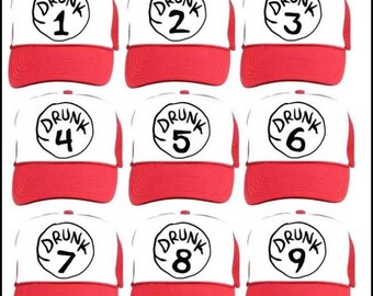 Sombreros de camionero borracho SnapBack ! Despedida de soltero despedida de soltera boda ducha vacaciones parejas viaje reunión familiar novios