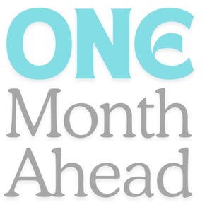 One Month Ahead-Tracker