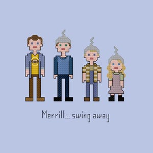 Parody Signs cross stitch pattern digital download - INSTANT DOWNLOAD PDF