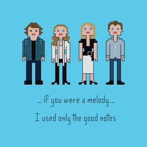 Parody The Holiday cross stitch pattern digital download - INSTANT DOWNLOAD PDF