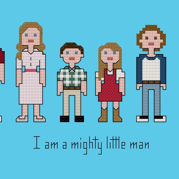 Parody Young Sheldon cross stitch pattern digital download - INSTANT DOWNLOAD PDF