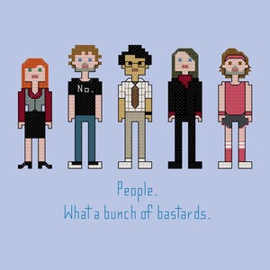 Parody The IT Crowd cross stitch pattern digital download - Instant Download PDF
