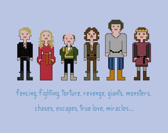 Parody The Princess Bride cross stitch pattern digital download - INSTANT DOWNLOAD PDF