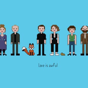 Parody Fleabag cross stitch pattern digital download - INSTANT DOWNLOAD PDF