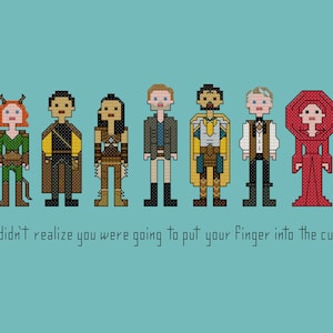 Parody D&D cross stitch pattern digital download - INSTANT DOWNLOAD PDF