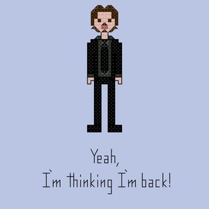 Parody John Wick cross stitch pattern digital download - INSTANT DOWNLOAD PDF