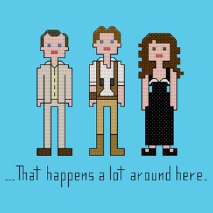 Parody The Mummy cross stitch pattern digital download - INSTANT DOWNLOAD PDF