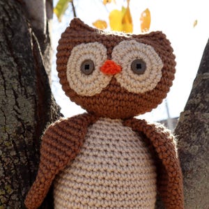 Handmade Crocheted Animal Owl Amigurumi Stuffed Animal Plushie