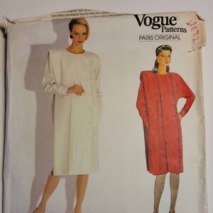 VOGUE Paris Original pattern 1072 CHLOE' circa 1980s size 14