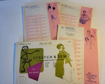 Vintage Stretch and Sew Pattern Bundle