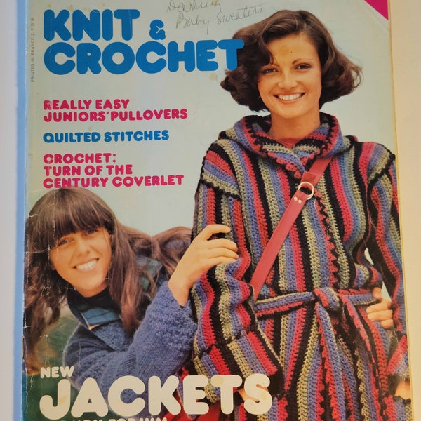 Vintage 1976 Mon Tricot - Knit & Crochet Magazine