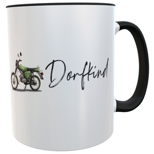 Dorfkind brommermok Simson S51/Schwalbe design met gewenste naam - ideaal cadeau voor jonge bromfiets en bromfietsrijbewijshouders voor het examen