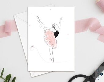 Carte Danseuse Etsy France