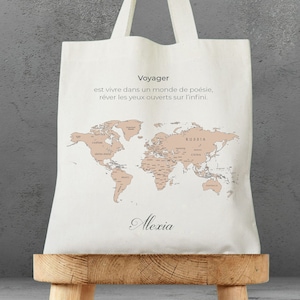 Personalisierte Reisetasche | Original-Einkaufstasche, Tasche für Kleidung, Bücher, Reiseutensilien