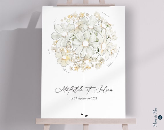 Disok – Impronte a forma d'albero per comunione Ragazza – Mascherina albero per nozze 60 x 40 cm – Impronte albero per personalizzare la comunione