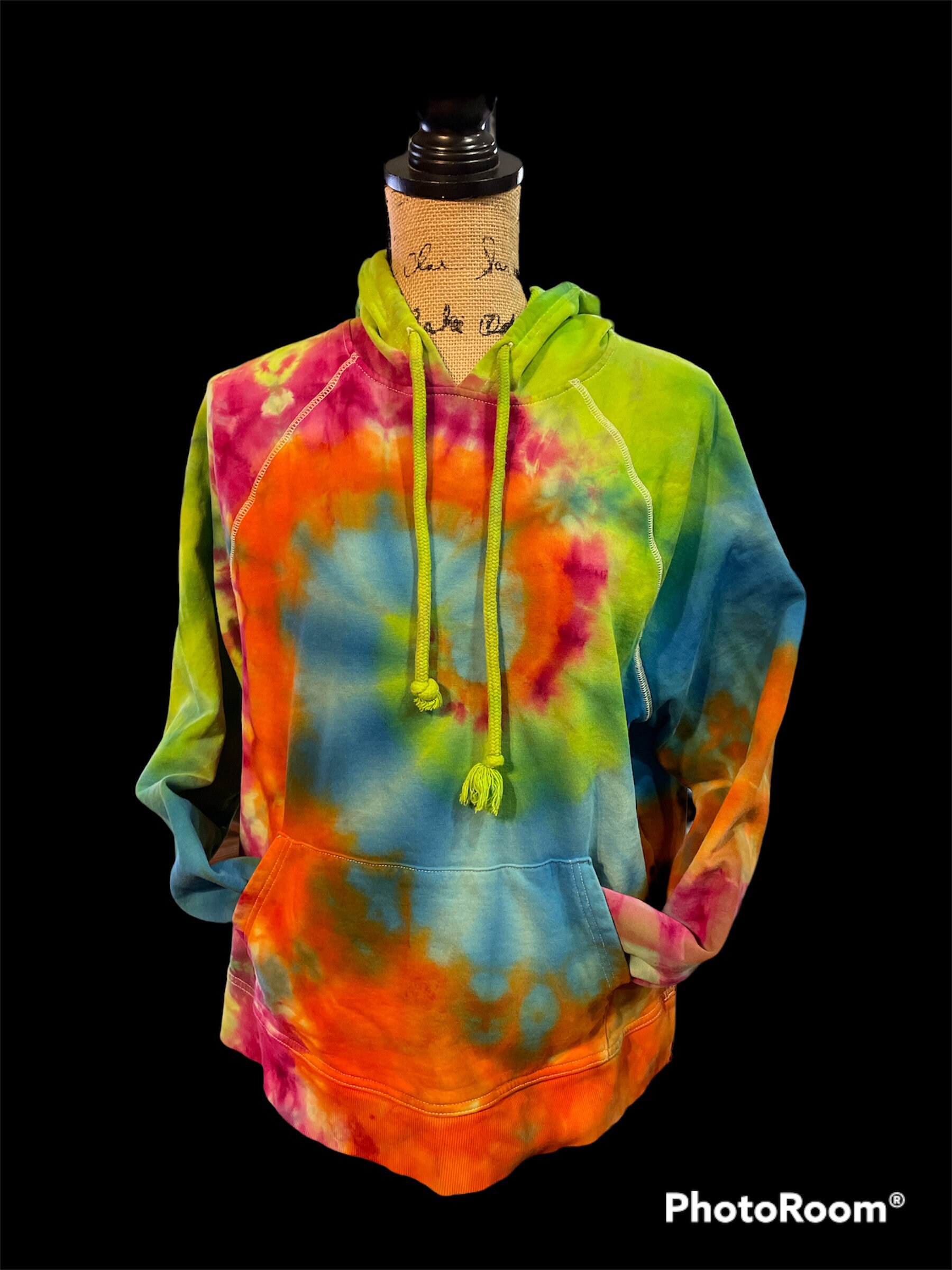 Women's tie-dye hoodie - Etsy.de