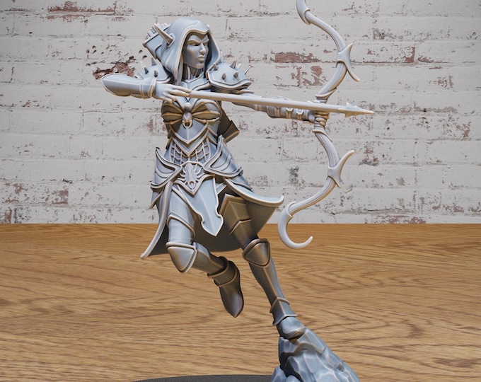 Dark Elf or Drow Army - Archer, Sorceress, Longsword - True 28mm Scale - Epic Miniatures - Vol. 2 10-12