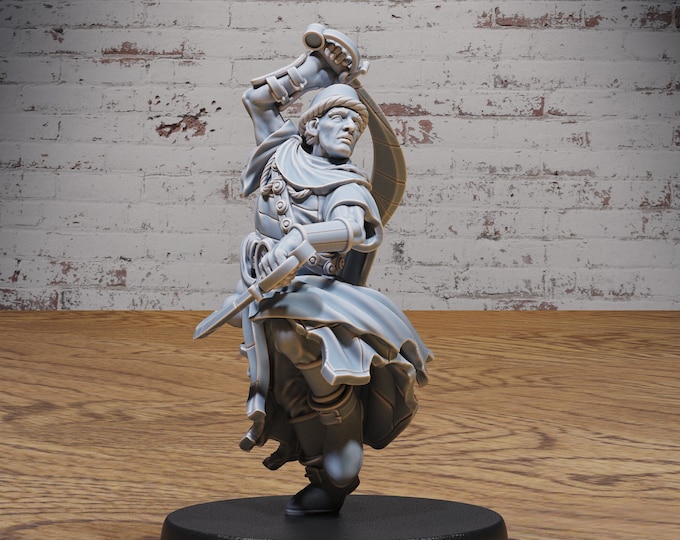 Villager Sword Dancer - True 28mm Scale - Epic Miniatures