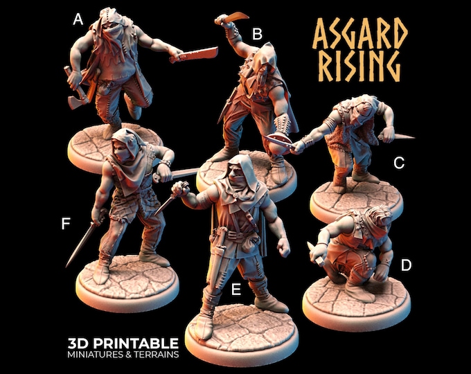 Rogues - Norse Theme - 32mm - Asgard Rising - Bandits!