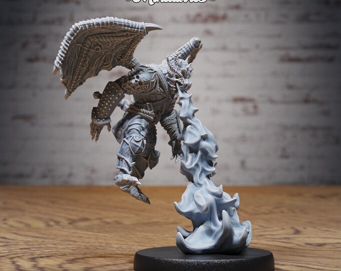 Dragonborn Warrior - 28mm Scale - Epic Miniatures - Dragons Reign