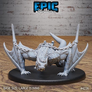 Emperor Wyvern - 28mm Scale - Epic Miniatures - Dwarf Mountain - Mount Pose Available - Fits on a 50mm base