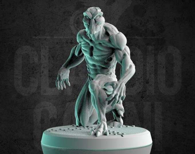 Alien Doppleganger - 28mm or 32mm - Claudio Casini Art - Also good for post apocalyptic gaming! 0210