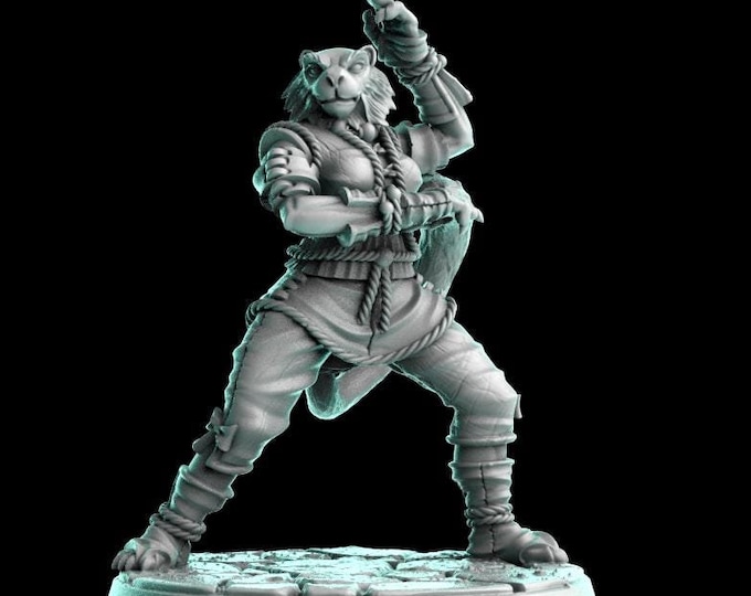 Rakshasa - 28mm or 32mm - Claudio Casini Art  - Dungeons and Dragons, Pathfinder!