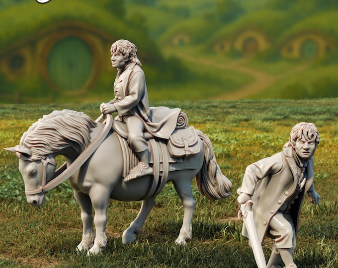 HalflingBulco Burrows - 28mm - The Printing Goes Ever On - Tales Of The Radiant Shores - Fantasy
