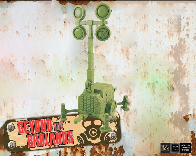 Wasteland Mobile Light - Post-Apocalyptic - 32mm - EC3D Designs - Beyond The Badlands