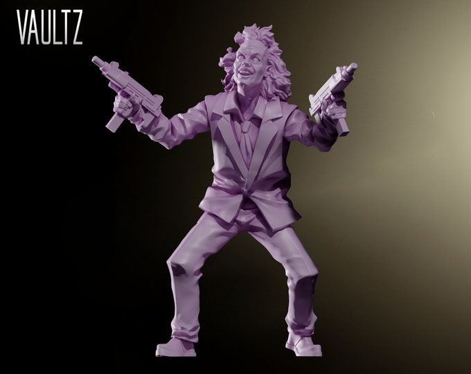 Laughing Gunman - 32mm - VaultZ - For games like Zombicide, This Is Not A Test, County Road Z