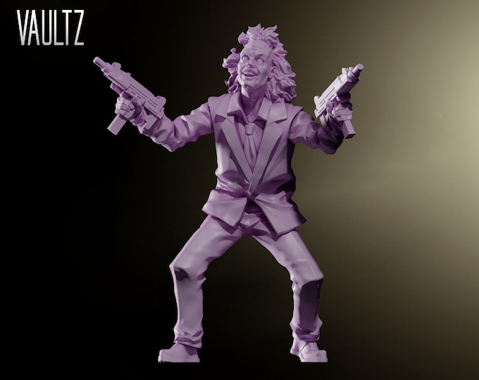 Laughing Gunman - 32mm - VaultZ - For games like Zombicide, This Is Not A Test, County Road Z