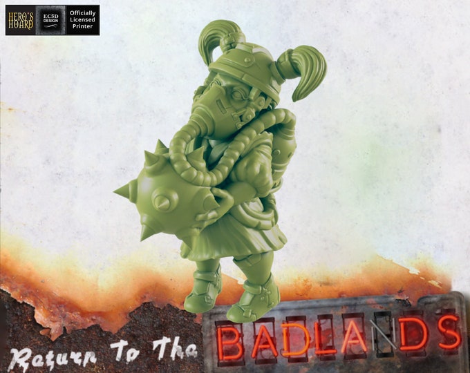 Polly - 32mm - Post-Apocalyptic - Return To The Badlands - EC3D Designs - Great for Games like Fallout Wasteland Warfare!