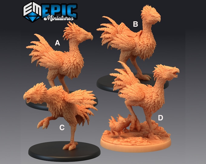 Terror Bird (Thunder Chicken!) - 28mm Scale - Epic Miniatures