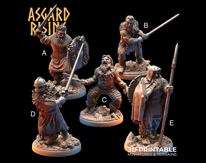 White Bear Clan Keepers - Norse Theme - 32mm - Asgard Rising