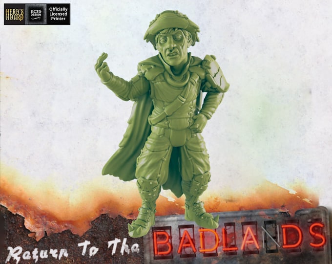 Wasteland Trader - 32mm - Post-Apocalyptic - Return To The Badlands - EC3D Designs - Great for Games like Fallout Wasteland Warfare!