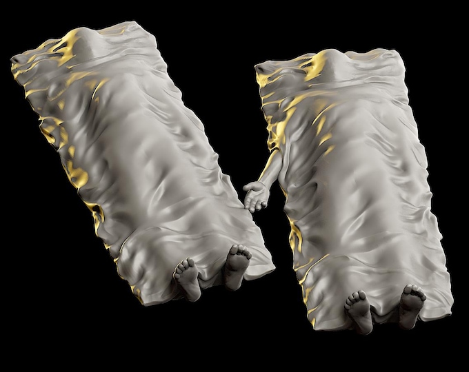 Fresh Corpses In Body Bags - 32mm - VaultZ - For games like Zombicide, This Is Not A Test, County Road Z