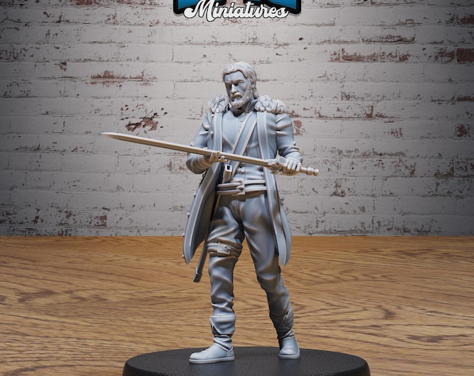 Cursed Traveler - Human and Transforming into a werewolf - 28mm or 32mm Scale - Epic Miniatures - Monster Frenzy