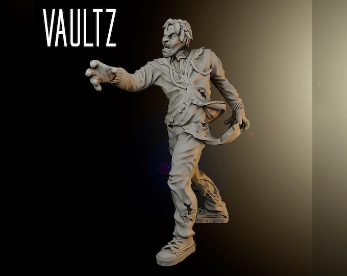 Student Zombie - 32mm - VaultZ - For games like Zombicide, This Is Not A Test, County Road Z