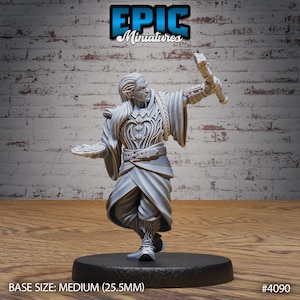Elven Artist - Villager - 28mm Scale - Epic Miniatures - Elven Storm