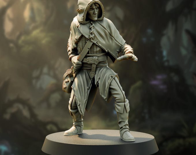 Elven Fey Warrior - 28/32mm - The Printing Goes Ever On - Dungeons and Dragons - Pathfinder
