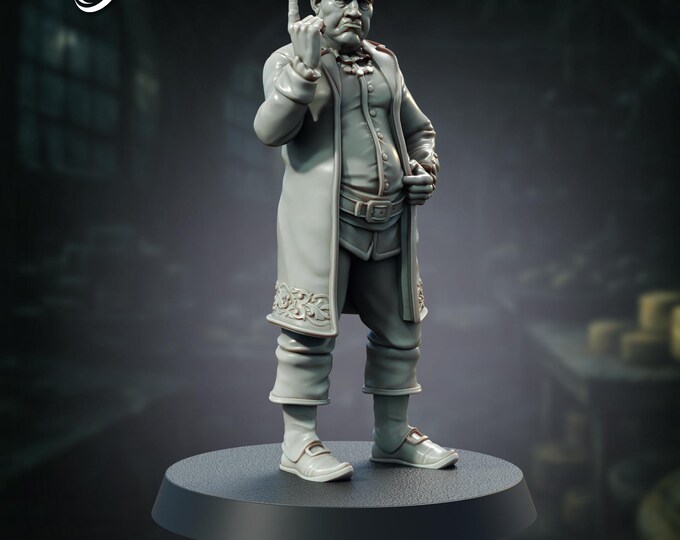 Governor Droolmont - 28mm/32mm - The Printing Goes Ever On - Say Cheese! - Fantasy