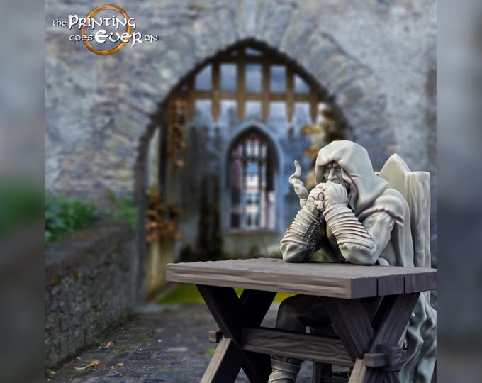 The Wanderer - 28mm - The Printing Goes Ever On Ch 2 - Dungeons and Dragons - Pathfinder - Fantasy