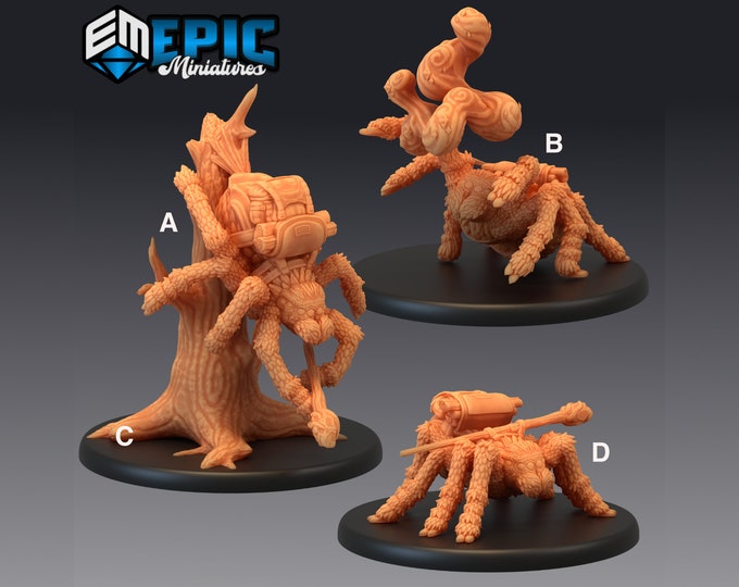 Spider Adventurer Warlock - Epic Miniatures - 28mm - GIANT PACK SPIDER!!