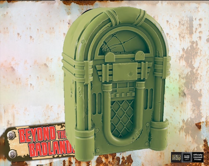Ruined Jukebox - Post-Apocalyptic - 28 or 32mm - EC3D Designs - Beyond The Badlands