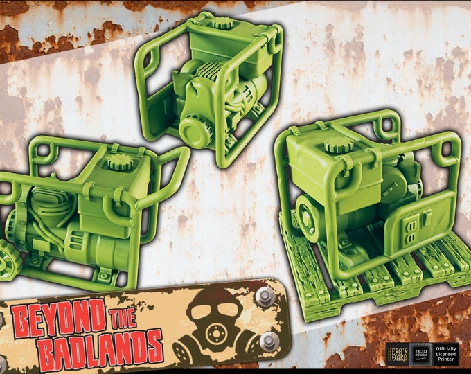 Generator - Post-Apocalyptic - 28mm or 32mm - EC3D Designs - Beyond The Badlands