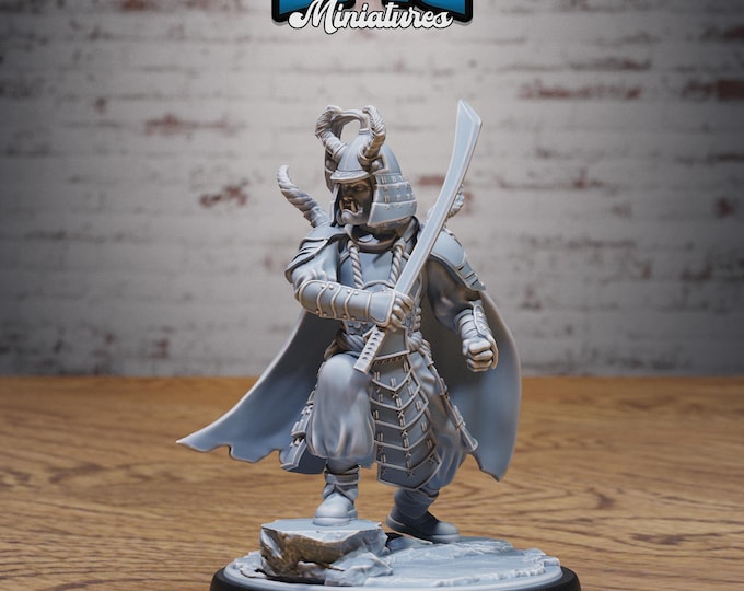Dark Shogun - Three poses available - 28/32mm Scale - Epic Miniatures - Ninja Legends